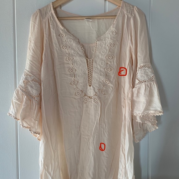 L*SPACE | Breakaway Cover Up in Shell - Picture 4 of 6